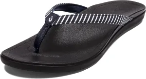 OLUKAI Ho'opio Women's Beach Sandals, Quick-Dry Flip-Flop Slides, Clean & Minimal Aesthetic, Water Resistant & Enhanced Traction, All-Day Comfort