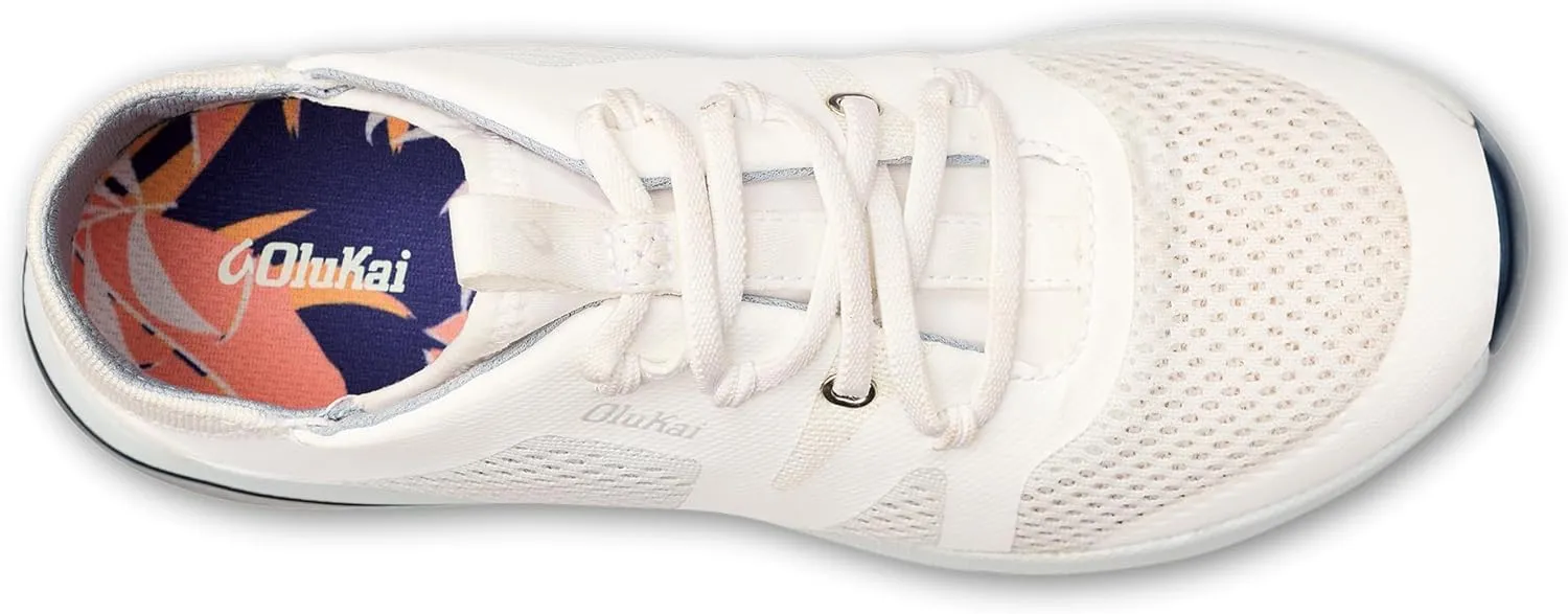 OLUKAI Huia Women's Athletic Sneakers, Lightweight & Breathable Mesh, Comfort Fit & Wet Grip Rubber Soles, Durable & Supportive