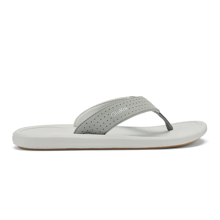 OluKai Men’s Ki’i Lightweight Beach Sandal - Ash|Sterling