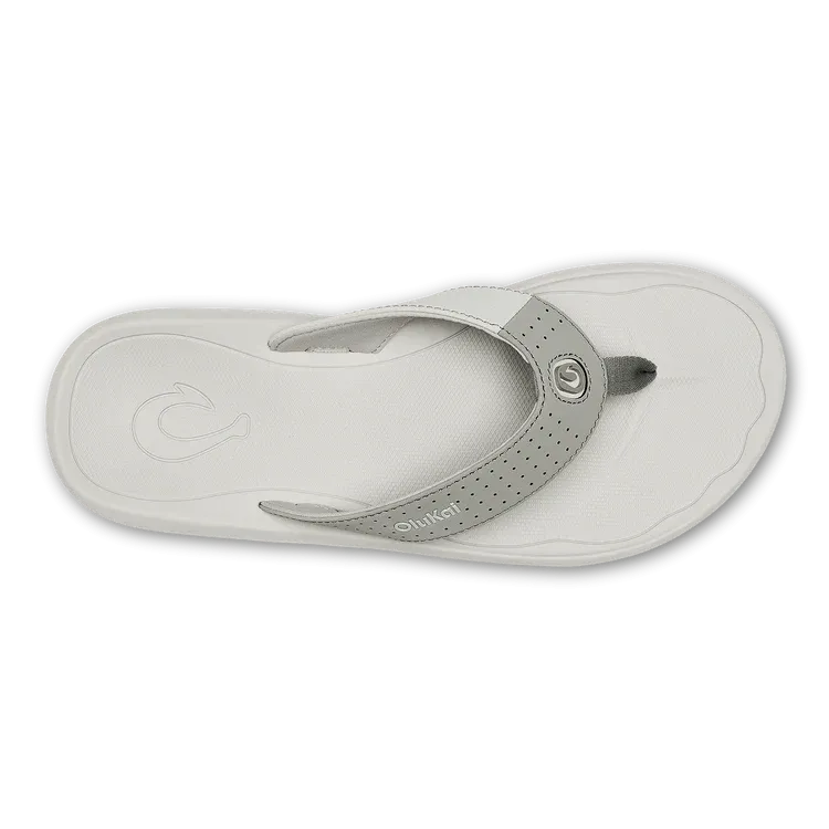 OluKai Men’s Ki’i Lightweight Beach Sandal - Ash|Sterling