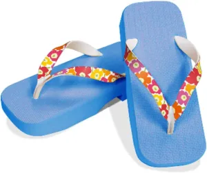 [One Step] [Hajime] Geta Clogs, Soft and Water Resistant, Sponge 9.4 inches (24 cm), SB/1 Large Flower, 1 Large Flower 1 (Flower 1/24), flower 1, 24.0 cm