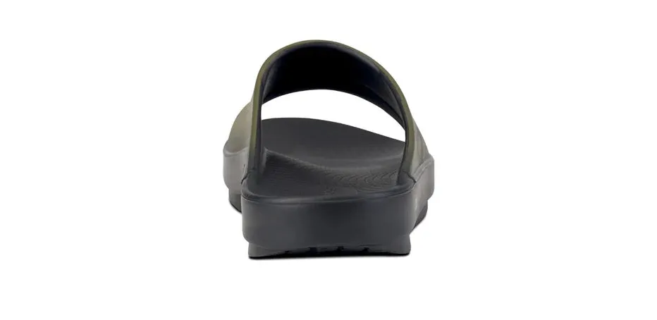 OOFOS Men’s OOahh Sport Slide Sandal - Tactical Green