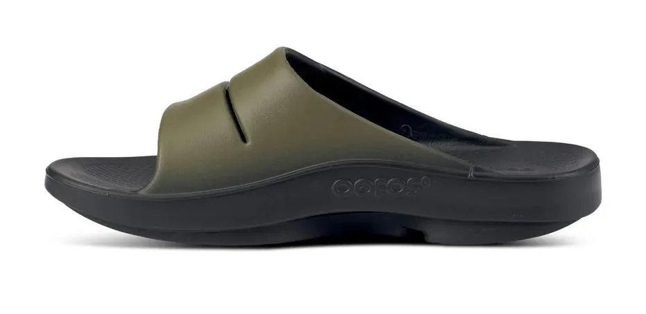 OOFOS Men’s OOahh Sport Slide Sandal - Tactical Green