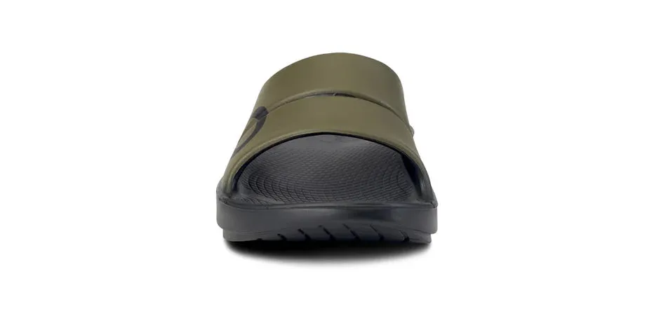 OOFOS Men’s OOahh Sport Slide Sandal - Tactical Green