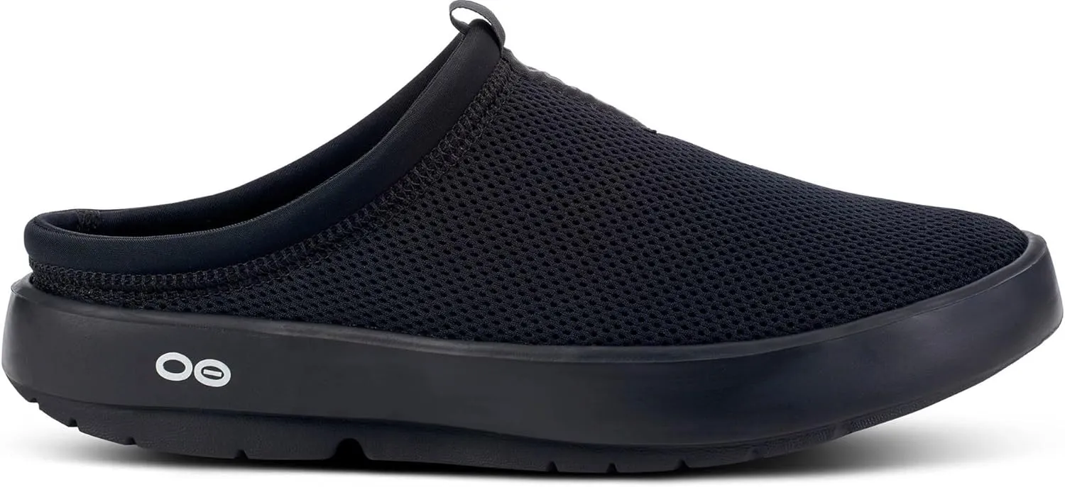 OOFOS OOcoozie Unisex Sport Mules Slippers - Lightweight Recovery Footwear Reduces Stress on Feet, Joints & Back Machine Washable