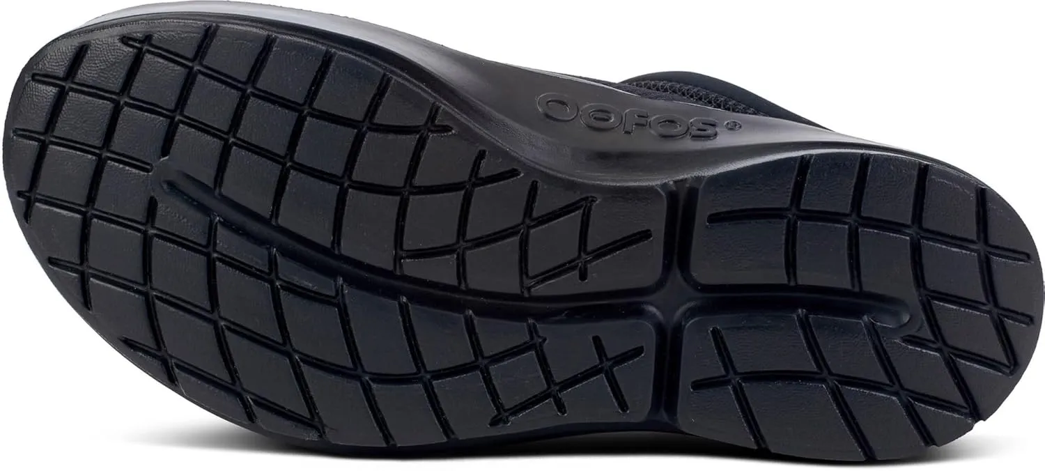 OOFOS OOcoozie Unisex Sport Mules Slippers - Lightweight Recovery Footwear Reduces Stress on Feet, Joints & Back Machine Washable