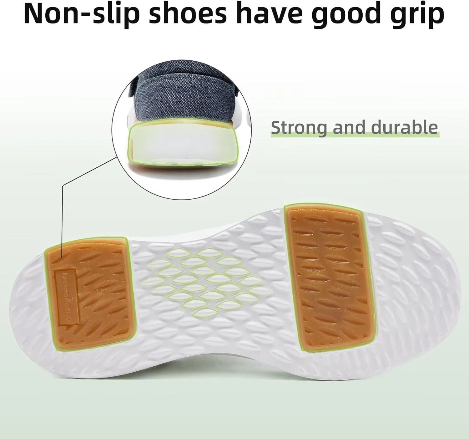 OrthoComfoot Mens Orthopedic Slippers Shoes with Arch Support: Plantar Fasciitis House Slip On Loafers, Comfortable Moccasin Mule Clogs for Indoor Outdoor