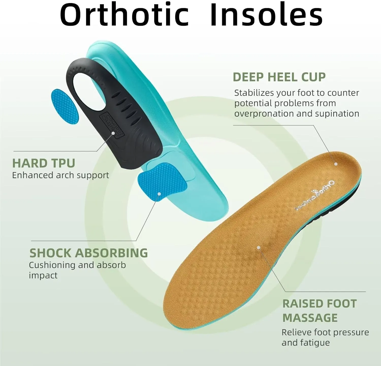 OrthoComfoot Mens Orthopedic Slippers Shoes with Arch Support: Plantar Fasciitis House Slip On Loafers, Comfortable Moccasin Mule Clogs for Indoor Outdoor