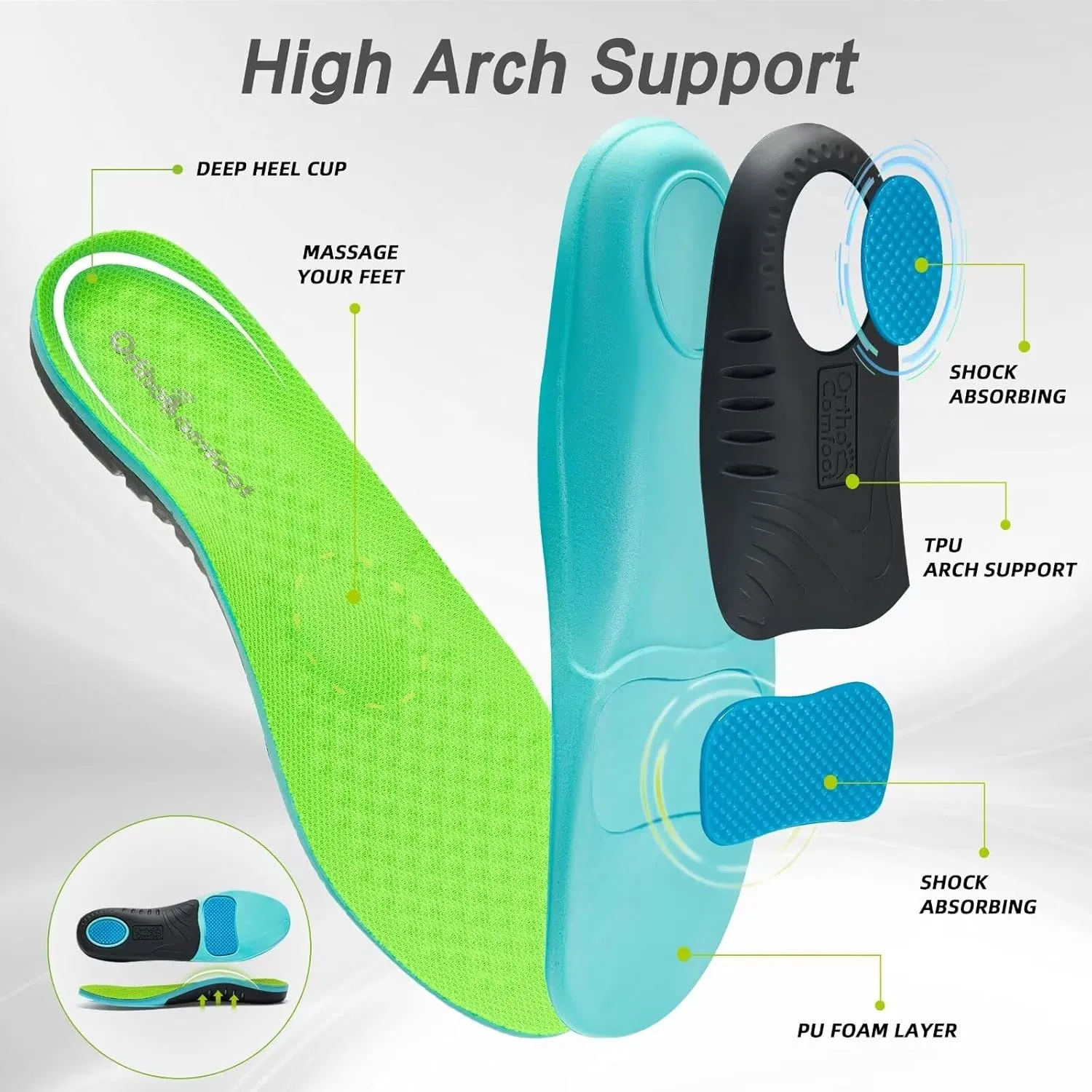 OrthoComfoot Women's Orthopedic Slip-On Loafers Walking Shoes: Comfortable Arch Support Slippers for Plantar Fasciitis, Casual Canvas Orthotic Mule Clogs for Foot Heel Pain Relief