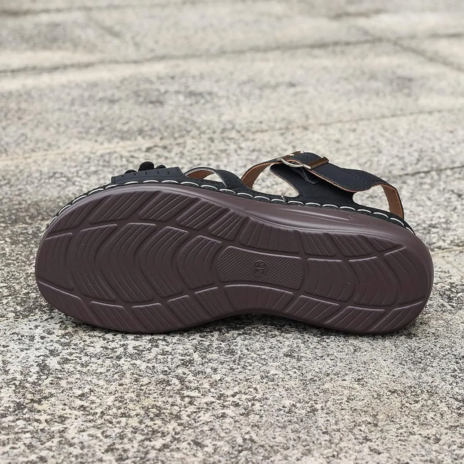 Orthopedic Wide Sandals for Women 2025,Flowers Bohe Ankle Sandal 2025 Open Toe Summer Casual Platform Sandals Comfortable Summer Platform Casual Dress Women Sandal with Adjustable Hook Loop