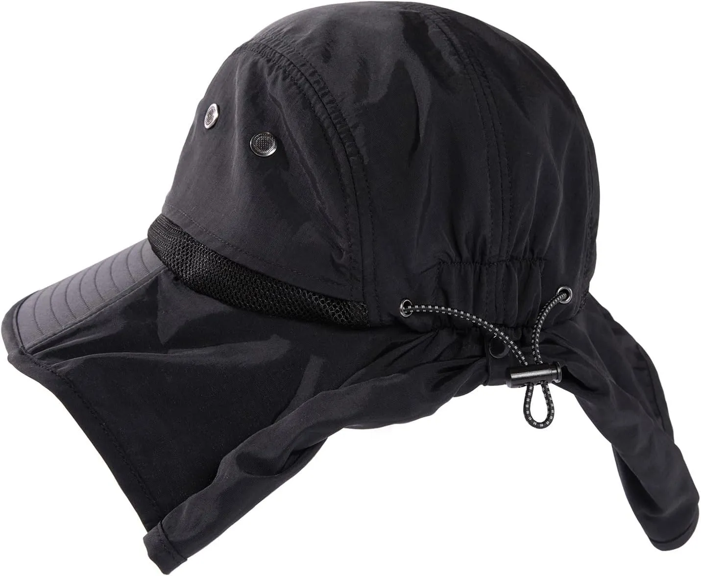 Oversized XL XXL Mens Sun Hat Big Head Neck Flap Shade Waterproof UPF50  Wide Brim Hat Fishing Safari Hiking