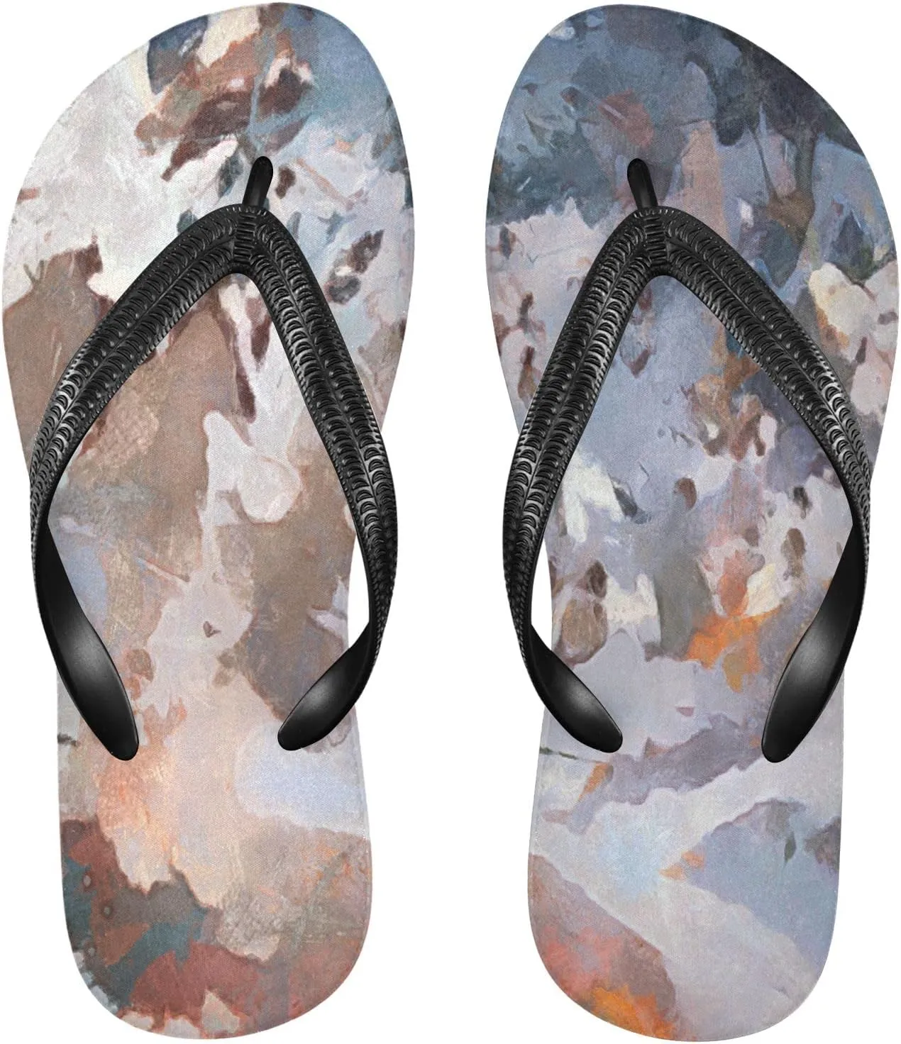 Oyihfvs Flip Flops Flip Sandal Home Slippers Hotel Spa Bedroom for Men Women XS-XXL