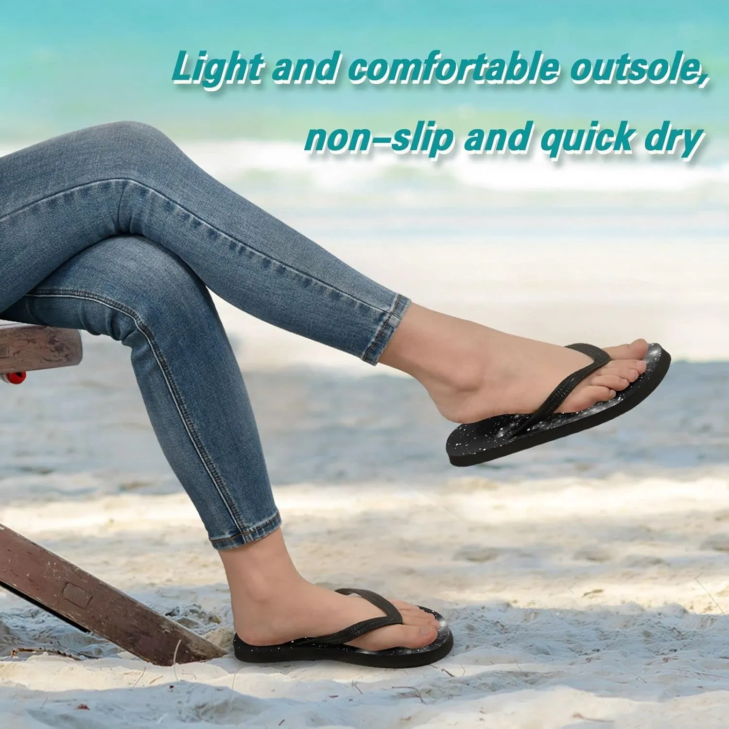Oyihfvs Flip Flops Flip Sandal Home Slippers Hotel Spa Bedroom for Men Women XS-XXL