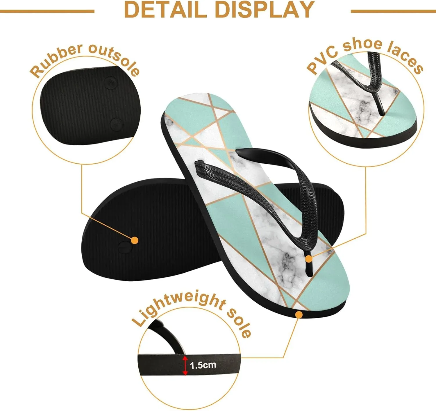 Oyihfvs Flip Flops Flip Sandal Home Slippers Hotel Spa Bedroom for Men Women XS-XXL