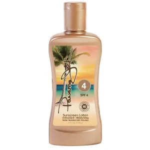 Panama Jack Sunscreen Tanning Lotion - SPF 4, PABA, Paraben, Gluten & Cruelty Free, Antioxidant Moisturizing Formula, 6 FL OZ (Pack of 1)