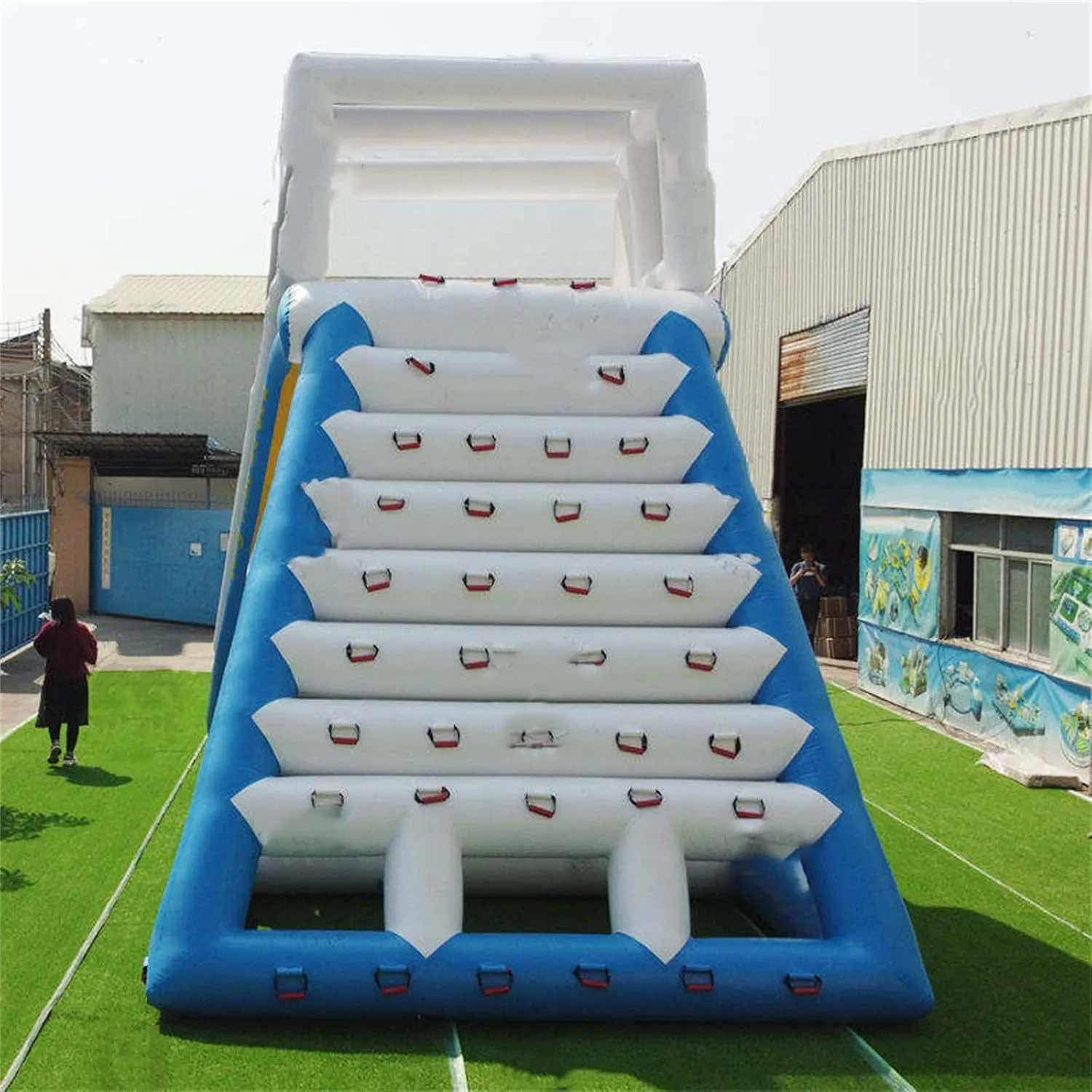 Park Commercial Sea Floating Combo Inflatable Beach Toys Trampoline with Slide for Lake Water Marine Park