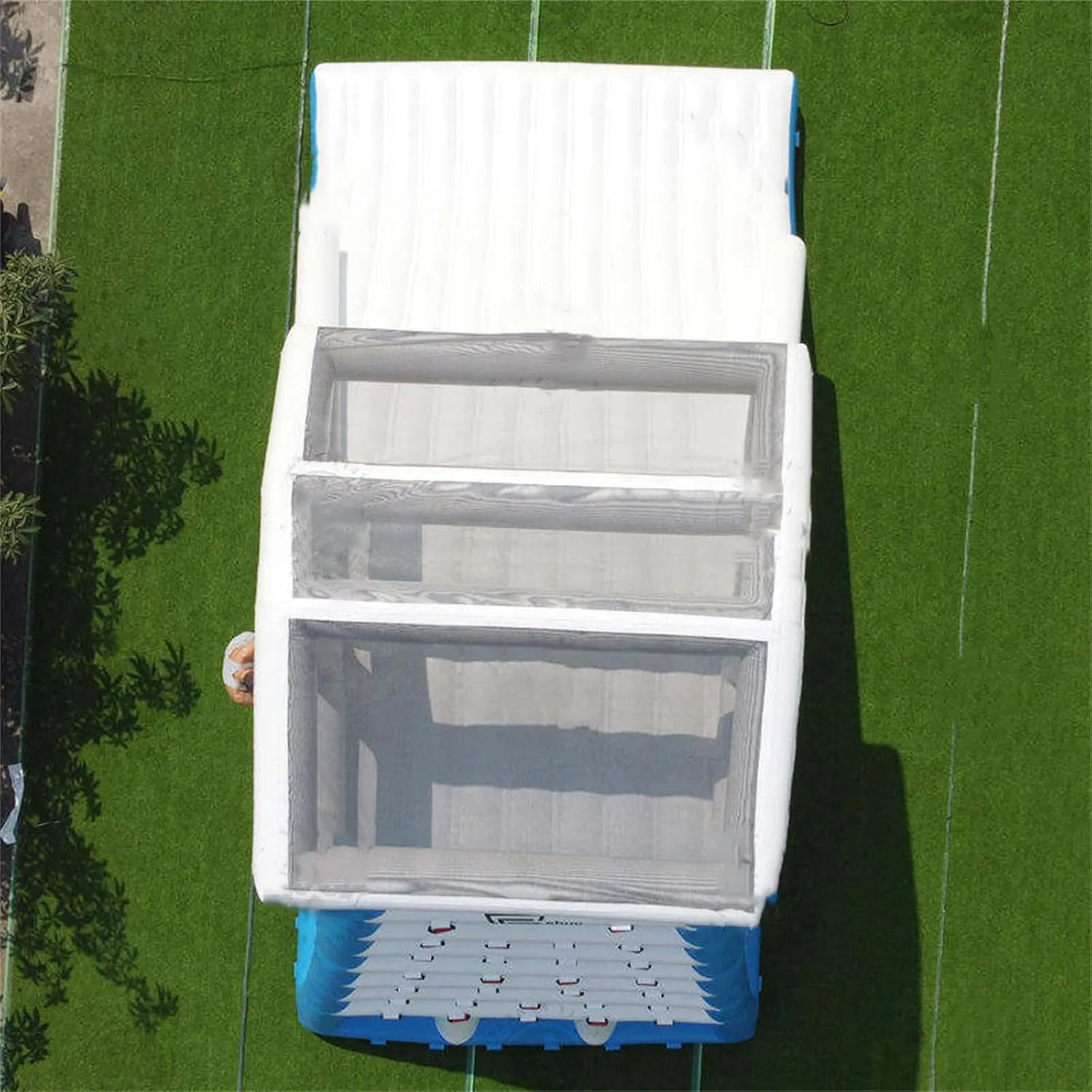 Park Commercial Sea Floating Combo Inflatable Beach Toys Trampoline with Slide for Lake Water Marine Park