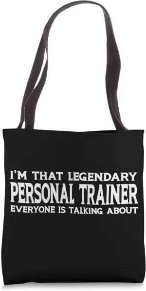 Personal Trainer Job Title Employee Funny Personal Trainer Tote Bag