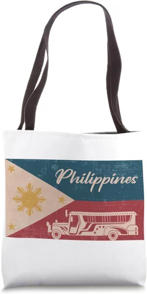 Philippines Jeepney Manila Cebu Subic Angeles Gift Souvenir Tote Bag