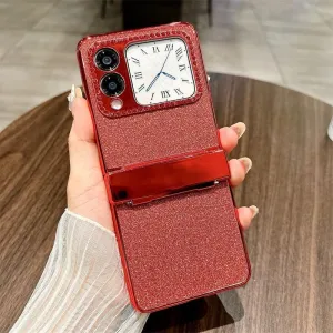 Phone FILP Case Compatible with Huawei Nova Flip Case with Hinge Protection Case, Ultra-Thin Lightweight Case Full Cover Compatible with Huawei Nova Flip Protective Case