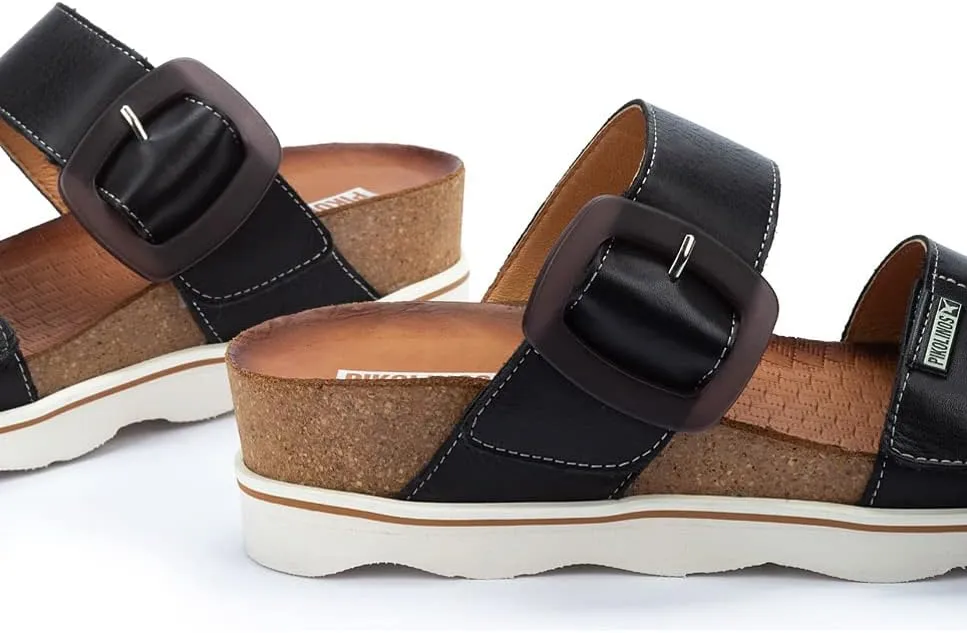 PIKOLINOS Wedge Sandals Leather Menorca for Woman