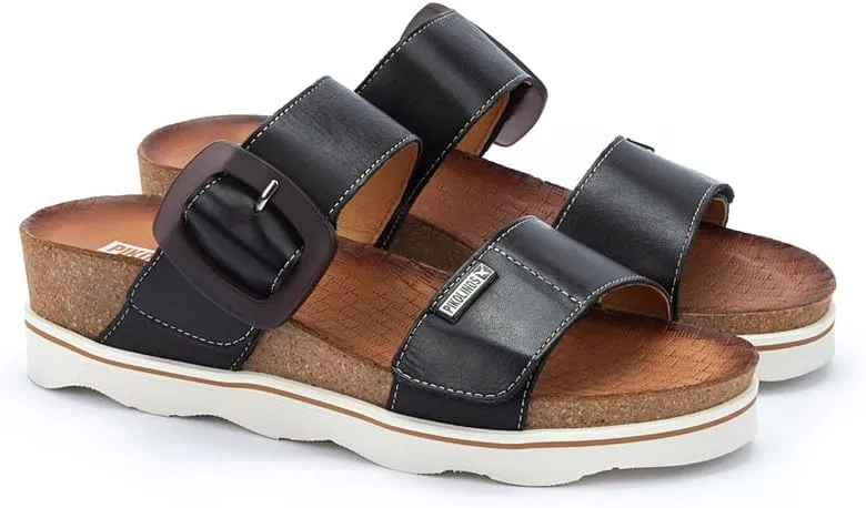 PIKOLINOS Wedge Sandals Leather Menorca for Woman