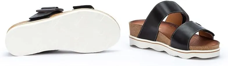 PIKOLINOS Wedge Sandals Leather Menorca for Woman