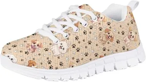 Pinupub Kid Boys Girls Sports Shoes Lightweight Athletic Running Walking Breathable Sneakers