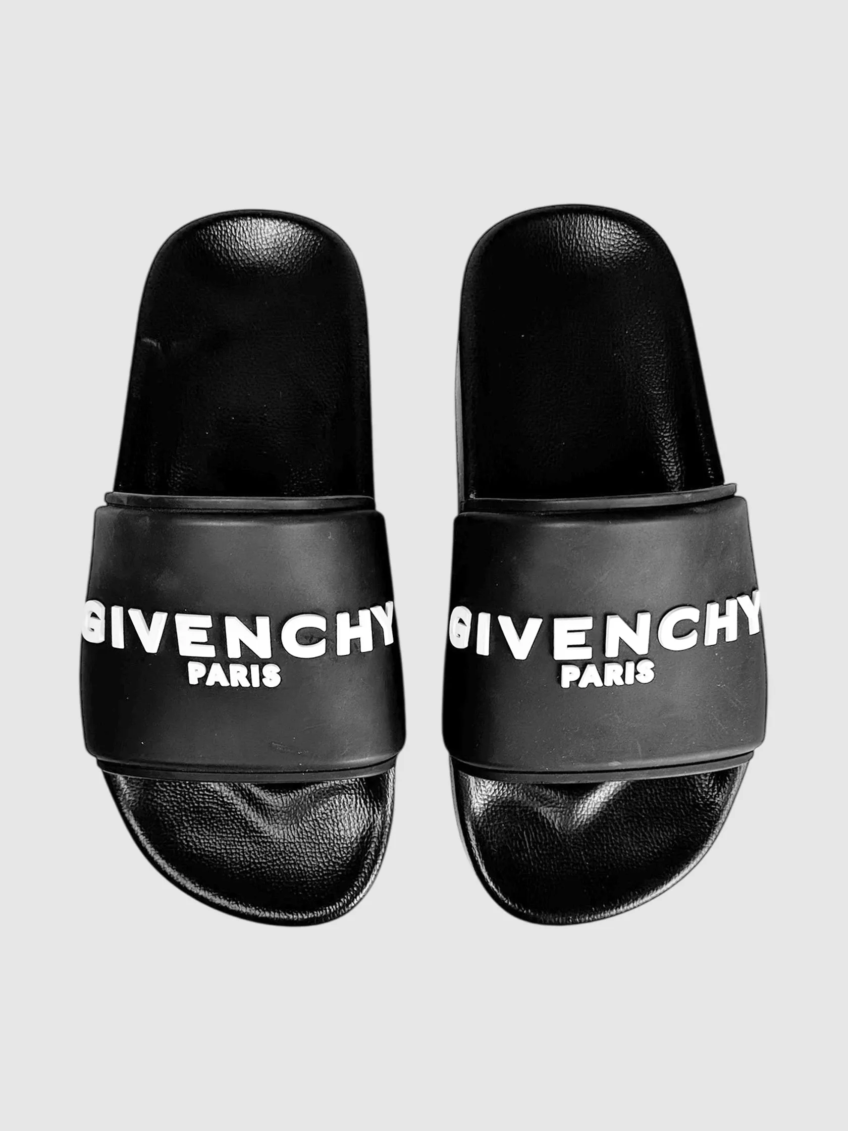 Platform Logo Slide Sandals