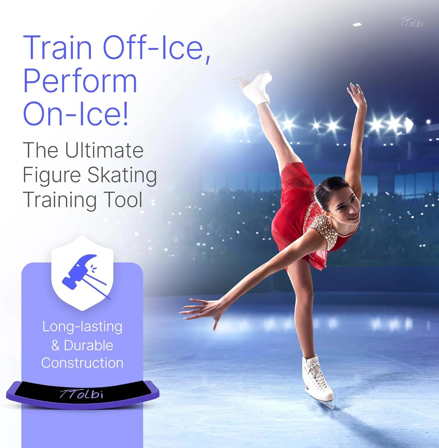 Premium Turning Board for Dancers – Improve Balance & Spins, Professional Turn Board & Ice Skating Spinner for Figure Skating Practice, Pirouette Trainer & Dance Training Equipment for Ballet