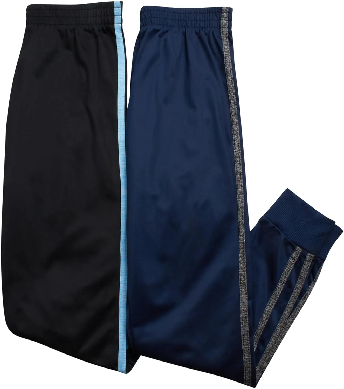 Pro Athlete Boys Tracksuit Set - 4 Piece Short Sleeve Crewneck Athletic Graphic Tee and Tricot Jogger Sweatpants (Sizes 8-16)