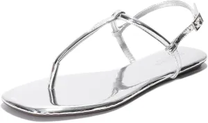 Project Cloud Thong Sandals for Women 2025 - Memory Foam and Lightweight Summer Essentials - Non Slip Flip Flops for Women Footwear with Back Strap Beach Flats Sandals (Celebration)