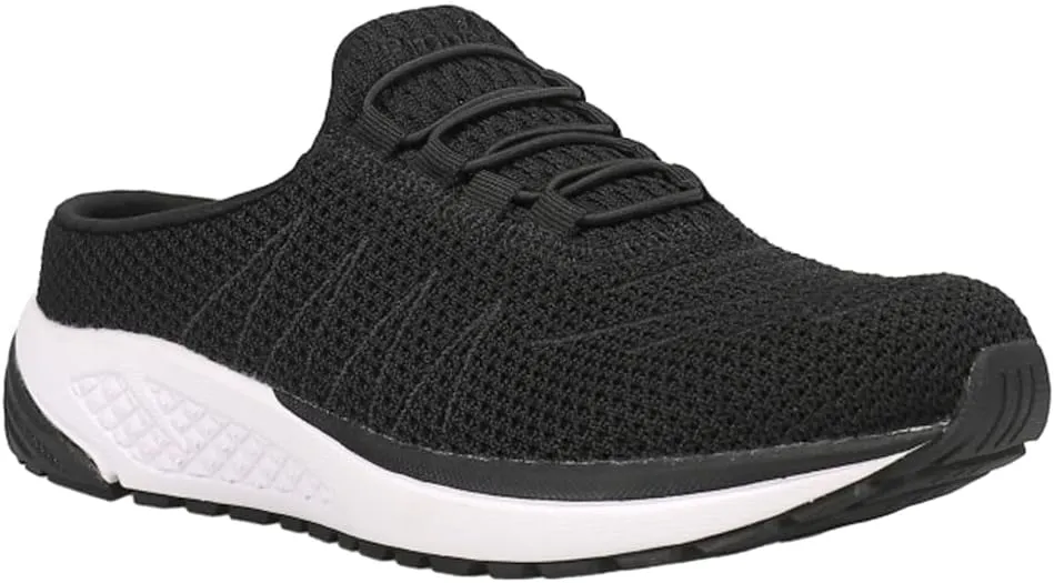 Propet Womens Tour Slip On Mule Sneakers Shoes Casual - Black
