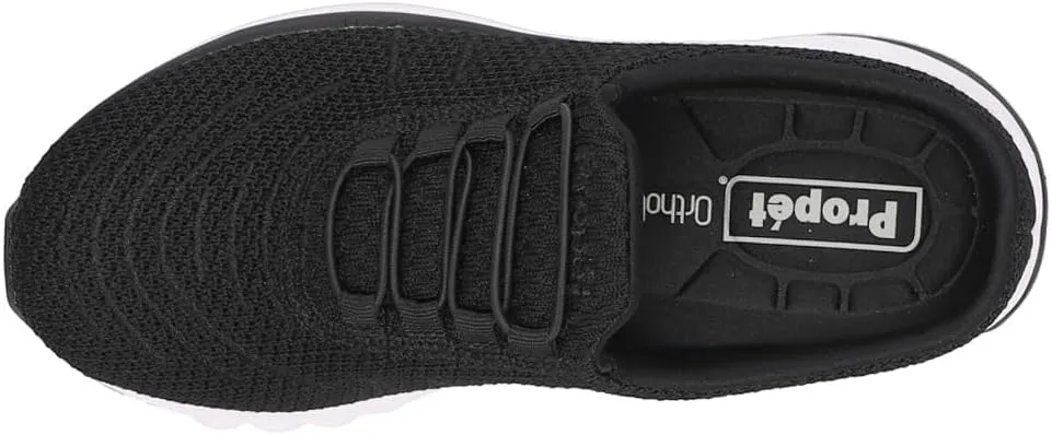 Propet Womens Tour Slip On Mule Sneakers Shoes Casual - Black