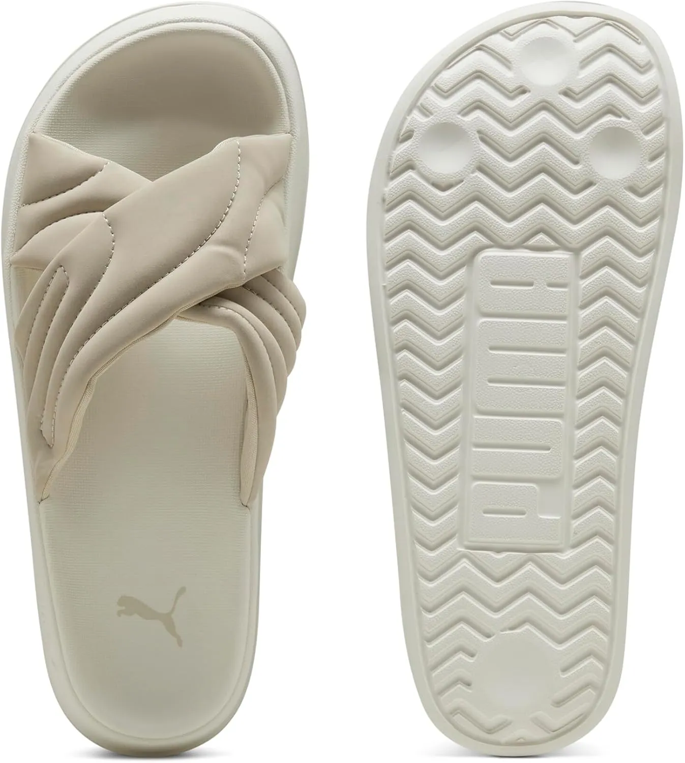 PUMA Women's Leadcat Platform Slide Sandals, Peaceful Blue-White, 8