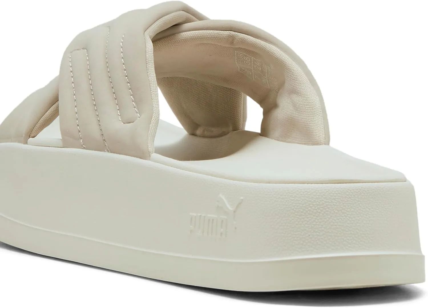PUMA Women's Leadcat Platform Slide Sandals, Peaceful Blue-White, 8