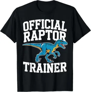 Raptor Trainer Official Dinosaur Fossil Paleontology Dino T-Shirt