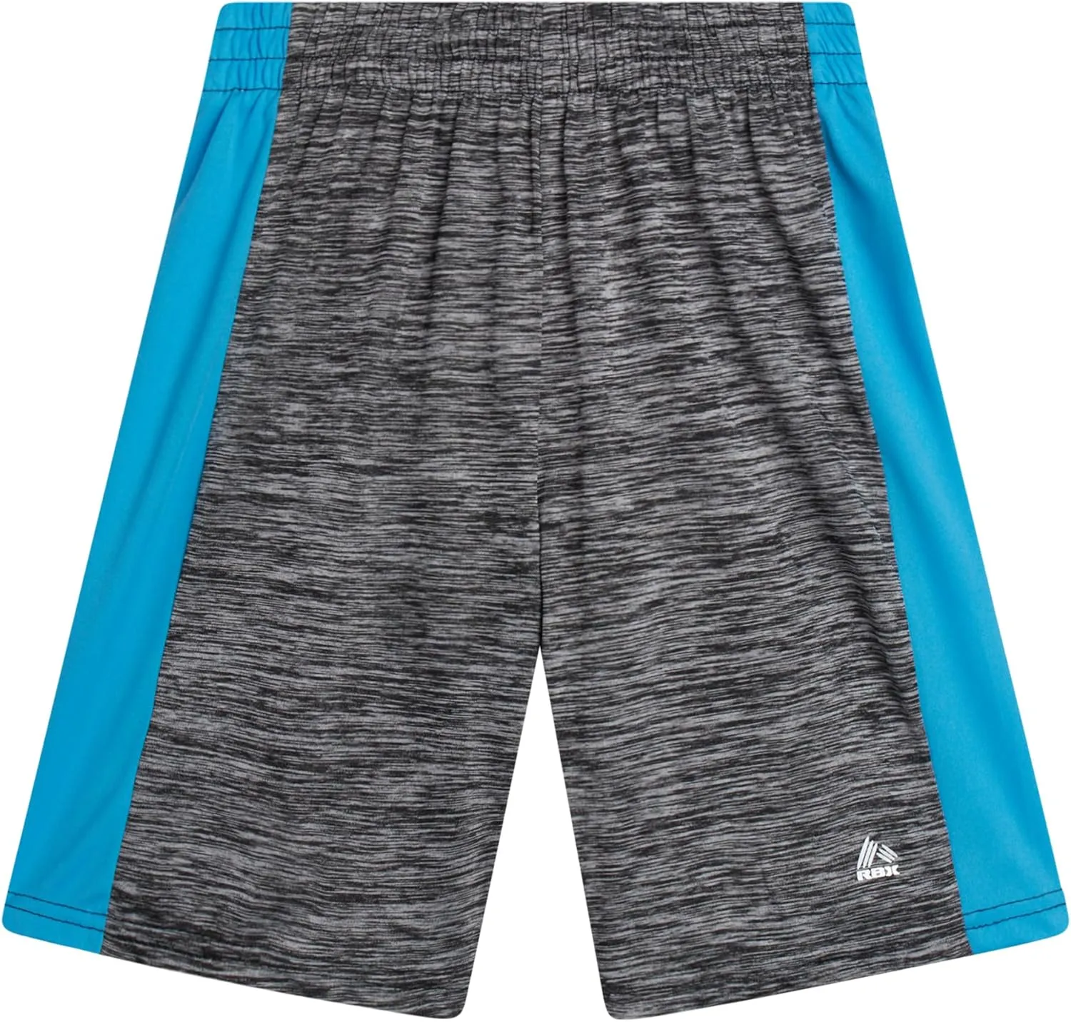 RBX Boys Active Shorts Set - 3 Piece Athletic Performance Mesh and Jersey T-Shirts and Mesh Gym Shorts for Boys (Sizes: 8-12)