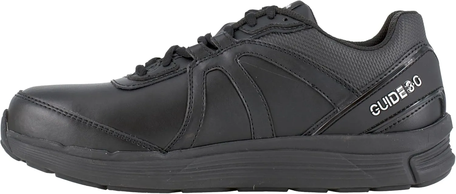 Reebok Men's Rb3501 Guide Work Shoe Steel Toe Black Safety