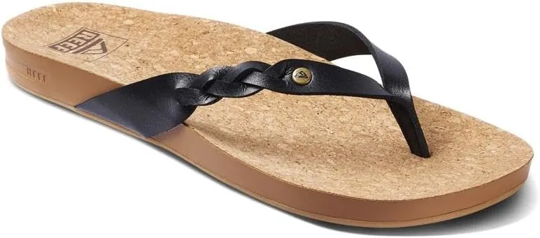REEF Cushion Court Twist Women's Flip Flop, Molded Cushion Footbed, Arch Support