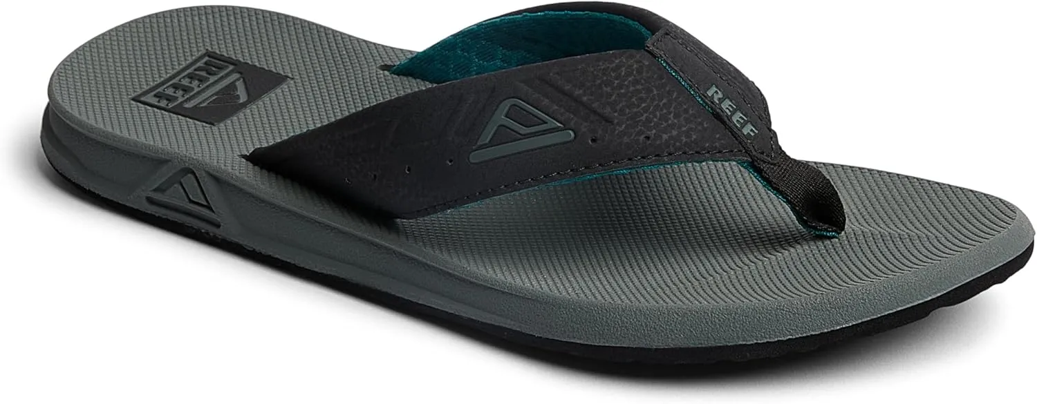 REEF Phantoms Men's Beach Flip Flop, Water Friendly, Soft and Supportive Molded Footbed