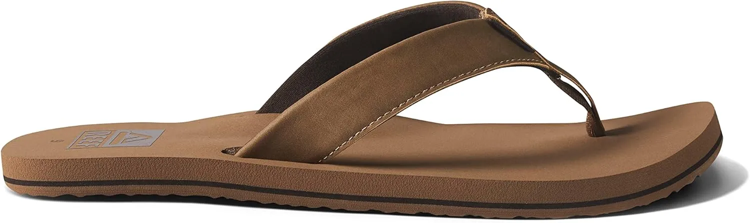 REEF Twinpin Men's Beach Flip Flop, Soft Cushion Footbed, Water Friendly