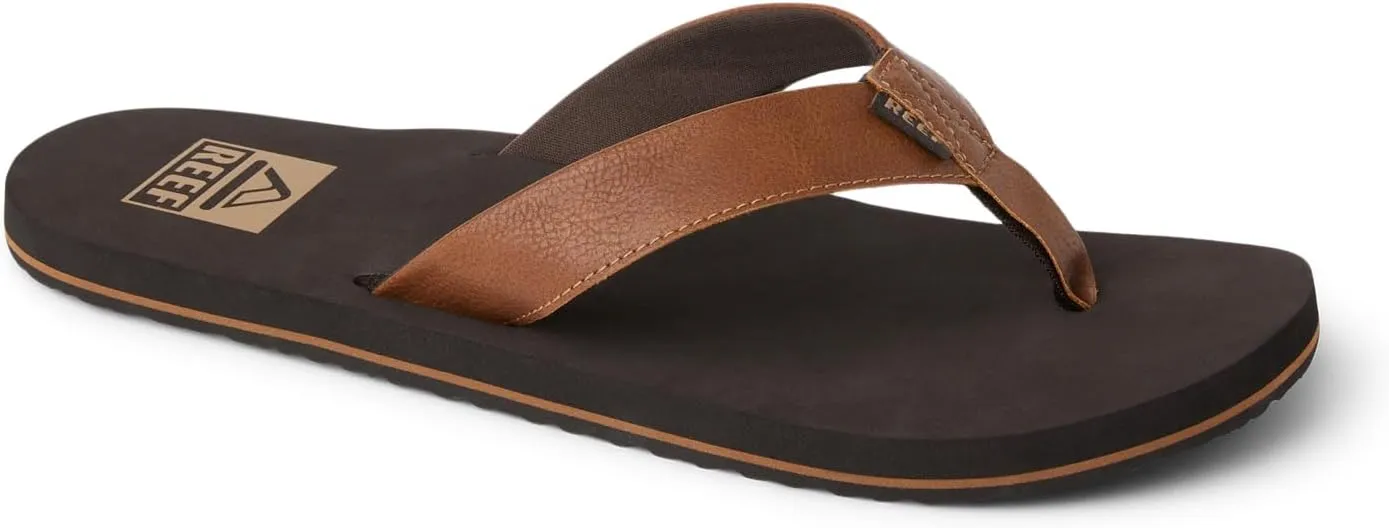 REEF Twinpin Men's Beach Flip Flop, Soft Cushion Footbed, Water Friendly