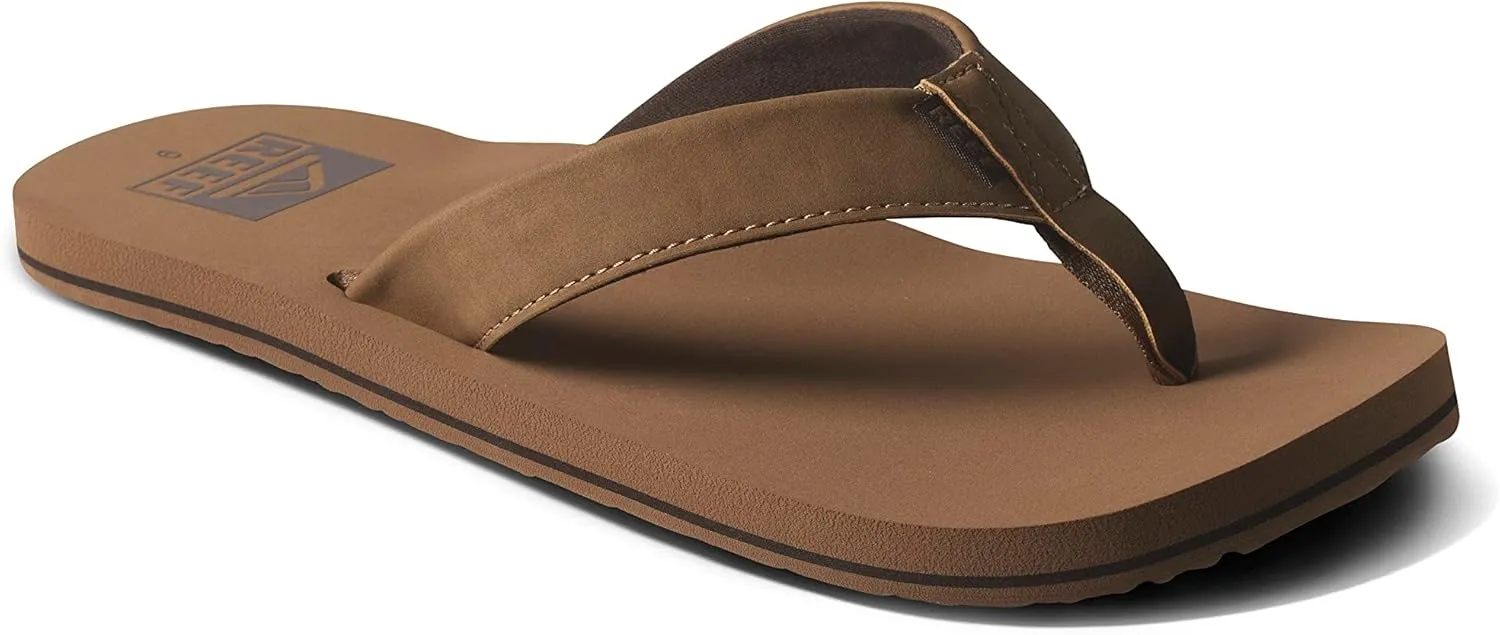 REEF Twinpin Men's Beach Flip Flop, Soft Cushion Footbed, Water Friendly