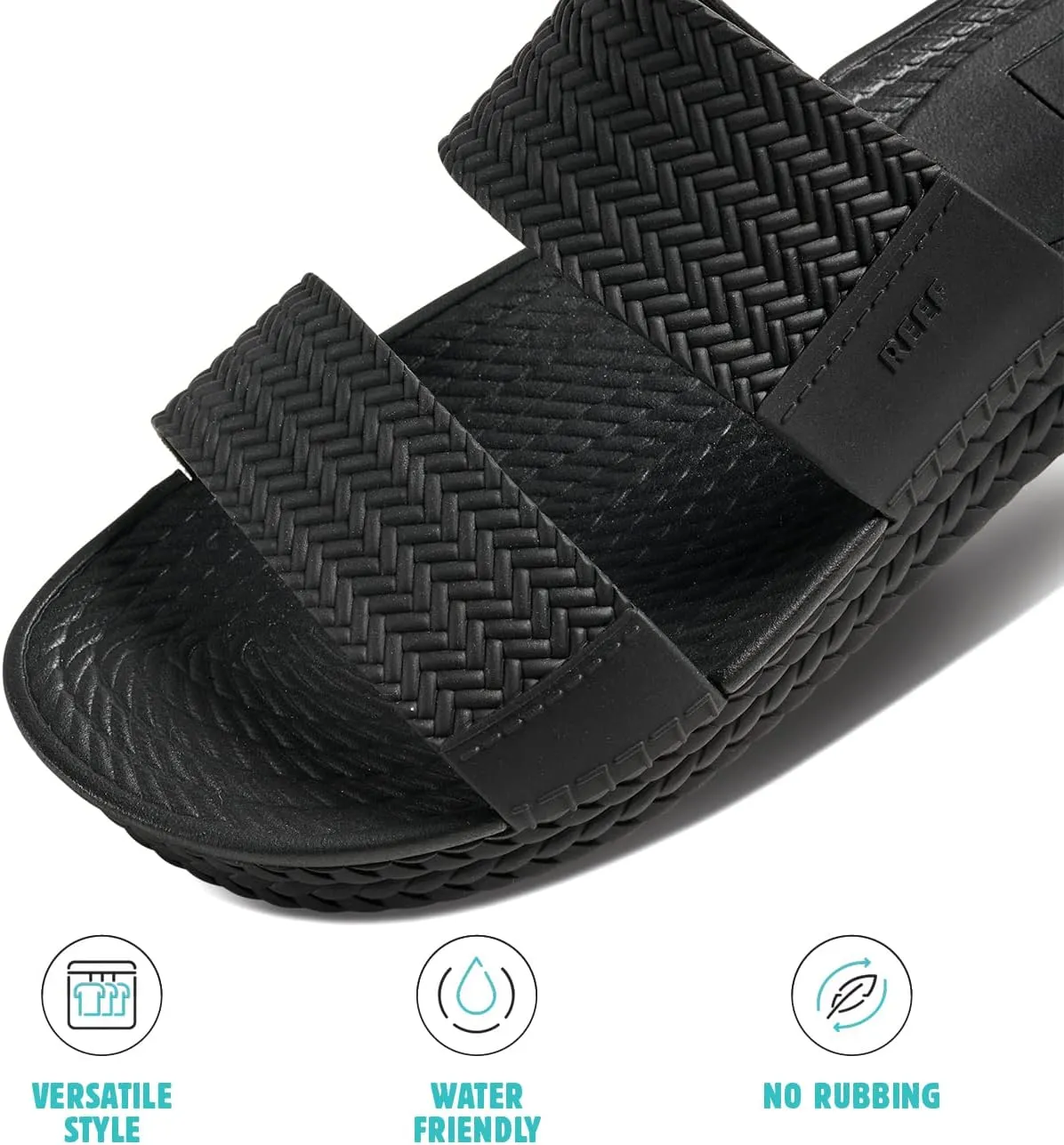REEF Water Vista Slide Women's Platform Slide, Water Friendly, Arch Support