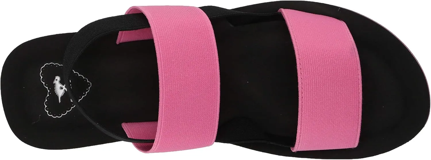 Rocket Dog Women's Elastic Strap, Slide Flat Sandal