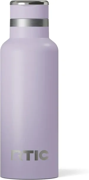 RTIC 16oz Journey Bottle Metal Stainless Steel Vacuum Insulated, BPA Free, Reusable, for Water, Hot and Cold Drinks, Travel, Sports, Camping, Dusty Lilac
