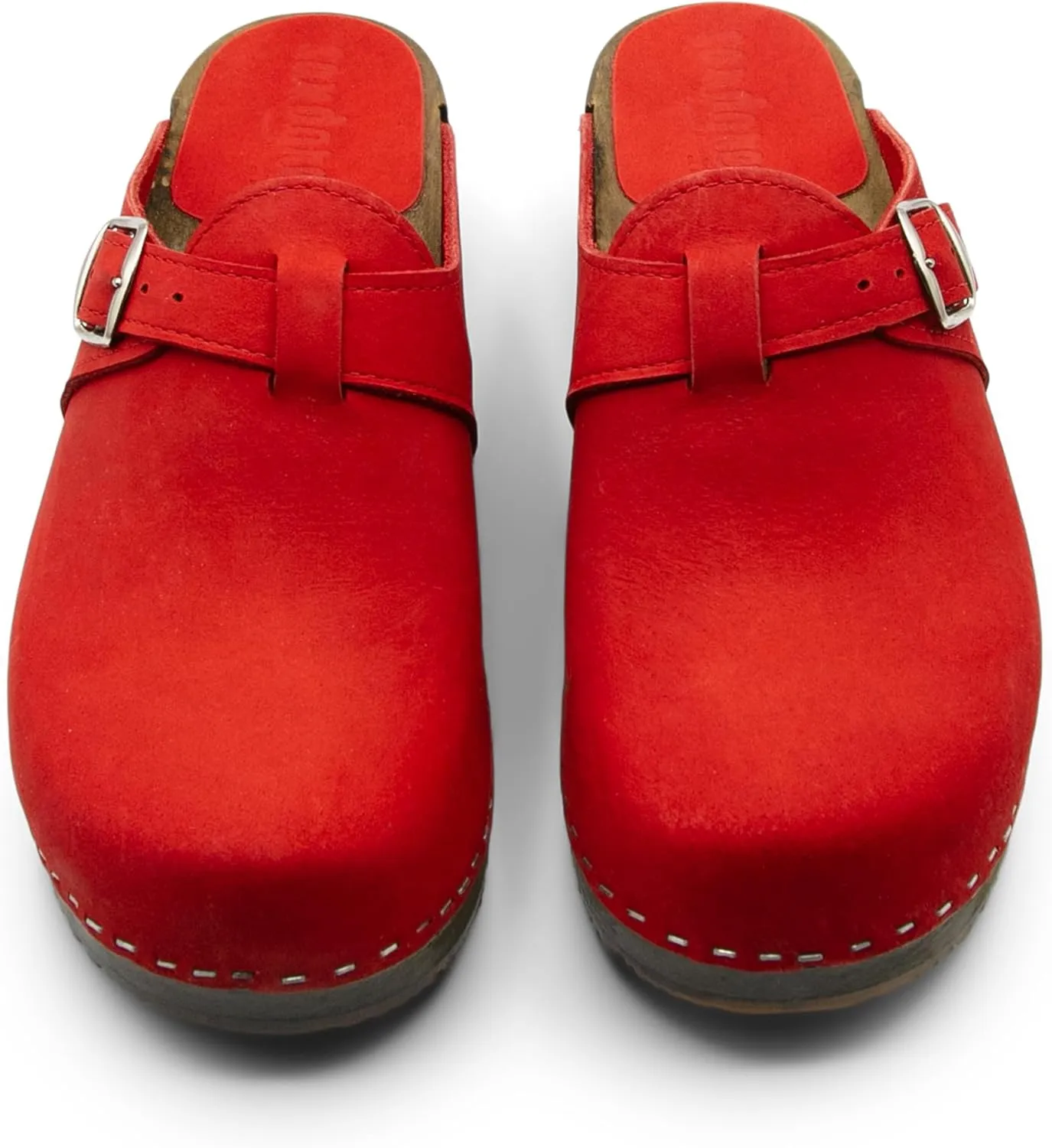 Sandgrens Handmade Swedish Wood Clogs for Men, Low Heel Mule | Halmstad