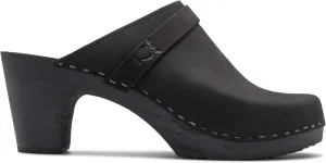 Sandgrens Handmade Swedish Wood Clogs for Women, High Rise Mule | Maya