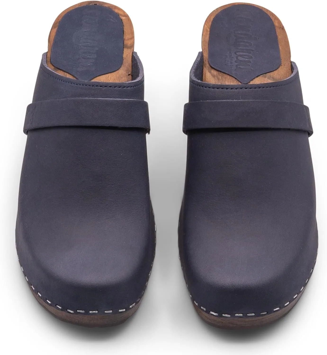 Sandgrens Handmade Swedish Wood Clogs for Women, High Rise Mule | Maya